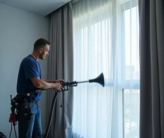 Professional drapes cleaning process tools Matty Curtain Cleaning clear-island-waters