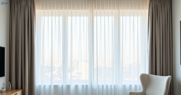 Restored vibrant drapes in clear-island-waters QLD after Matty Curtain Cleaning